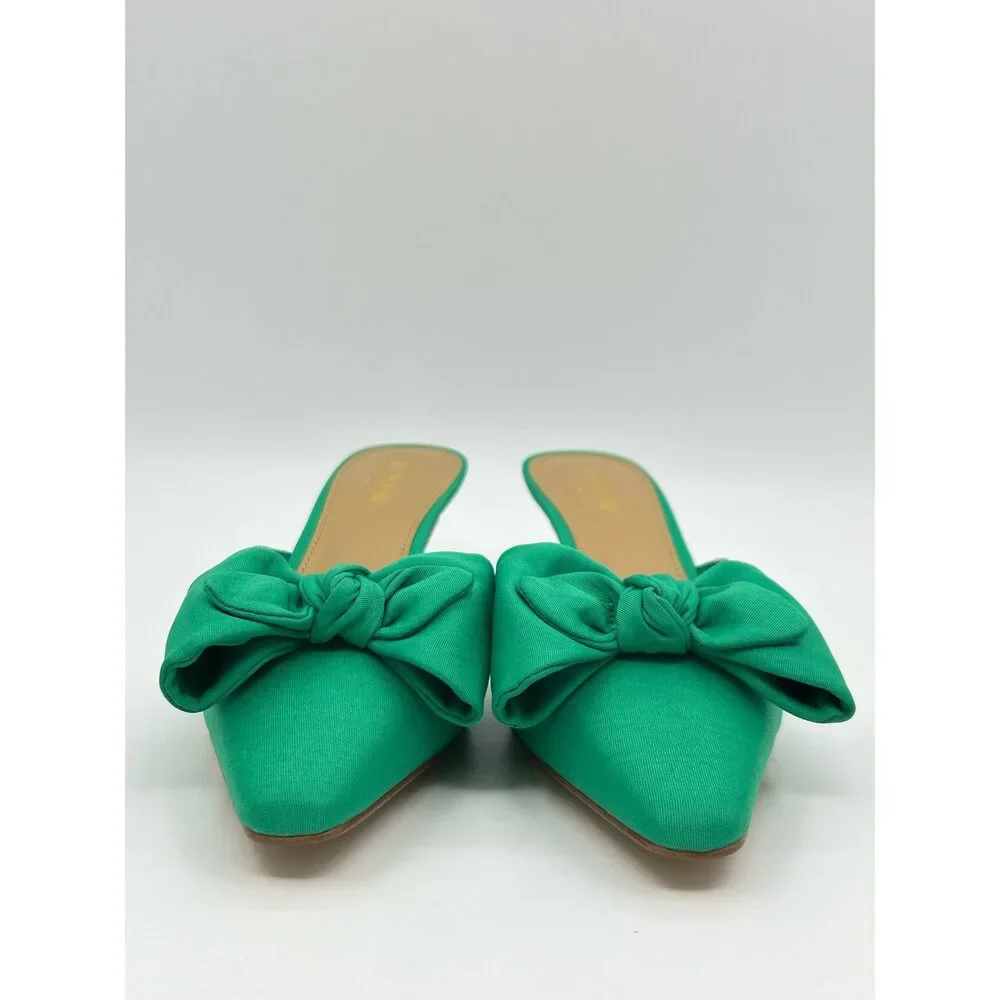J. CREW Size 6.5 Green Women Pumps NIB